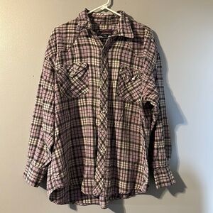 Williams Bay Men's 2X Long Sleeve Snap Shirt